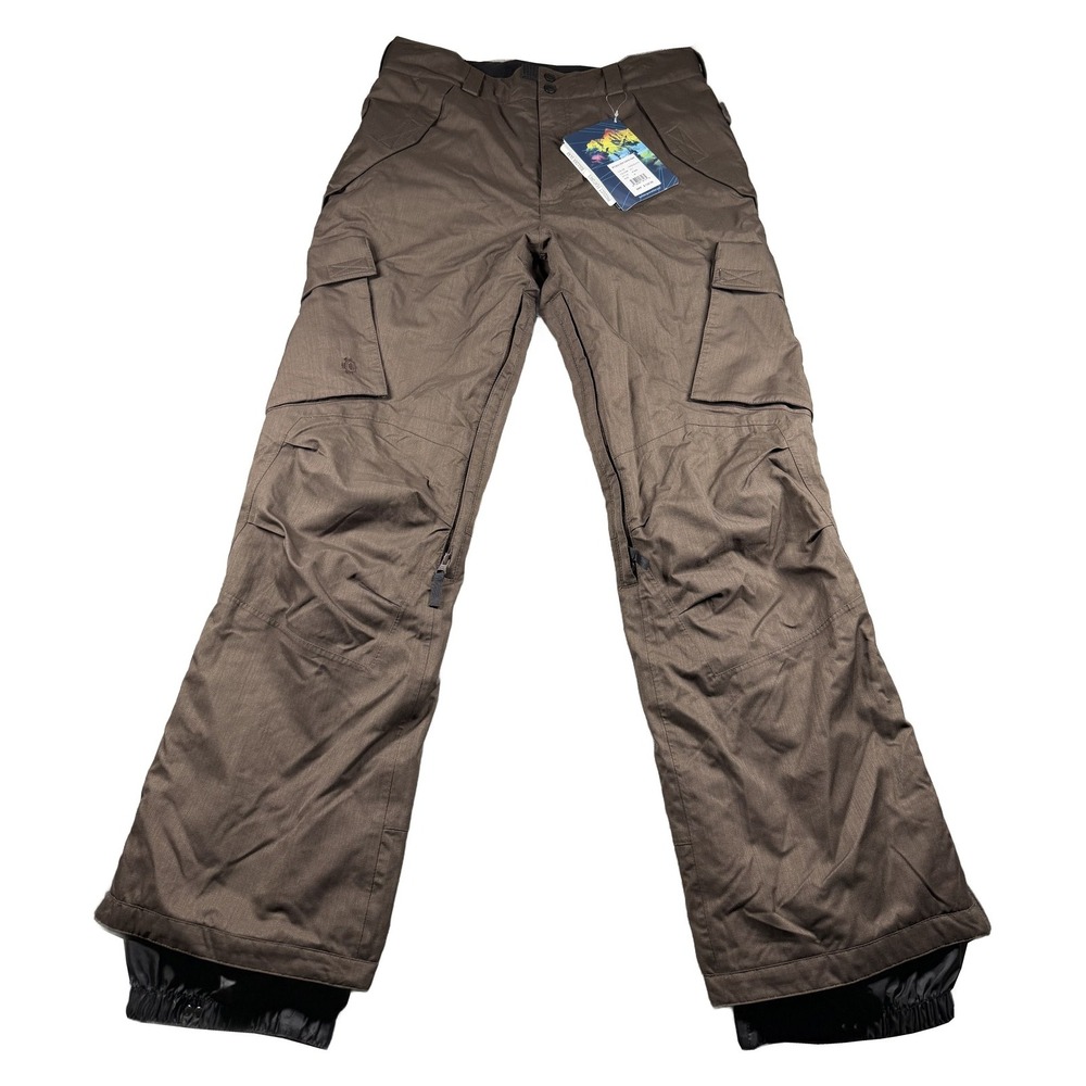 Boulder Gear Snow Pants Mens M Chocolate Brown Cargo Ski 6706R New With Tags